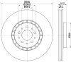 54267HC BEHR/HELLA/PAGID Тормозной диск