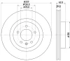 54346 BEHR/HELLA/PAGID Тормозной диск