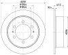 54385 BEHR/HELLA/PAGID Тормозной диск