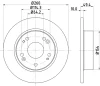 54446 BEHR/HELLA/PAGID Тормозной диск