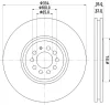 54614 BEHR/HELLA/PAGID Тормозной диск