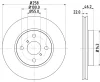 54642 BEHR/HELLA/PAGID Тормозной диск