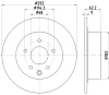 54675 BEHR/HELLA/PAGID Тормозной диск