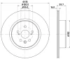 54695 BEHR/HELLA/PAGID Тормозной диск