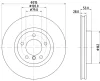 54718 BEHR/HELLA/PAGID Тормозной диск