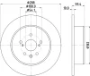 54792 BEHR/HELLA/PAGID Тормозной диск