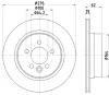 54859 BEHR/HELLA/PAGID Тормозной диск