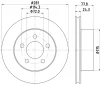 54868 BEHR/HELLA/PAGID Тормозной диск