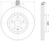 54871 BEHR/HELLA/PAGID Тормозной диск