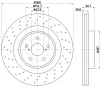 54997 BEHR/HELLA/PAGID Тормозной диск