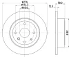 55251 BEHR/HELLA/PAGID Тормозной диск