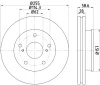 55252 BEHR/HELLA/PAGID Тормозной диск