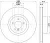 55339 BEHR/HELLA/PAGID Тормозной диск