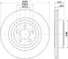 55355 BEHR/HELLA/PAGID Тормозной диск