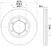 55362 BEHR/HELLA/PAGID Тормозной диск