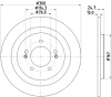 55392 BEHR/HELLA/PAGID Тормозной диск