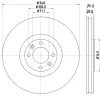 55569 BEHR/HELLA/PAGID Тормозной диск