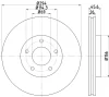 55576 BEHR/HELLA/PAGID Тормозной диск