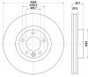 55626HC BEHR/HELLA/PAGID Тормозной диск