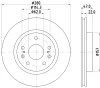 55683 BEHR/HELLA/PAGID Тормозной диск