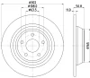 55687 BEHR/HELLA/PAGID Тормозной диск