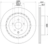 55707 BEHR/HELLA/PAGID Тормозной диск