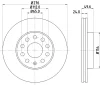 55719 BEHR/HELLA/PAGID Тормозной диск