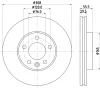 55795 BEHR/HELLA/PAGID Тормозной диск