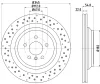 55837 BEHR/HELLA/PAGID Тормозной диск