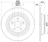 55919 BEHR/HELLA/PAGID Тормозной диск