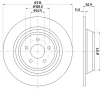 55925 BEHR/HELLA/PAGID Тормозной диск