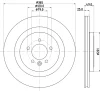 55930 BEHR/HELLA/PAGID Тормозной диск