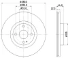 56015 BEHR/HELLA/PAGID Тормозной диск