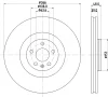 56089HC BEHR/HELLA/PAGID Тормозной диск