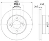 56094 BEHR/HELLA/PAGID Тормозной диск