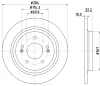 56163 BEHR/HELLA/PAGID Тормозной диск