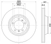 56250HC BEHR/HELLA/PAGID Тормозной диск