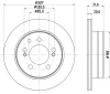 56385 BEHR/HELLA/PAGID Тормозной диск