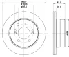 56410 BEHR/HELLA/PAGID Тормозной диск