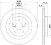 56431 BEHR/HELLA/PAGID Тормозной диск