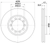 59175 BEHR/HELLA/PAGID Тормозной диск