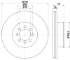 59503 BEHR/HELLA/PAGID Тормозной диск