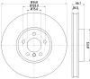 65151 BEHR/HELLA/PAGID Тормозной диск