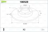 Превью - 186529 VALEO Тормозной диск (фото 2)