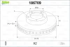 Превью - 186709 VALEO Тормозной диск (фото 2)