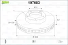 Превью - 197083 VALEO Тормозной диск (фото 2)
