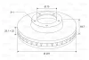 197224 VALEO Тормозной диск