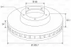 197743 VALEO Тормозной диск
