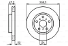 0 986 478 396 BOSCH Тормозной диск