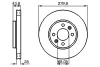 0 986 478 505 BOSCH Тормозной диск